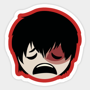 Weary Face Zuko emoji Sticker